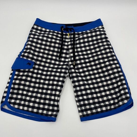 Analog Men’s Plaid Swim Trunks 30” - Picture 1 of 7